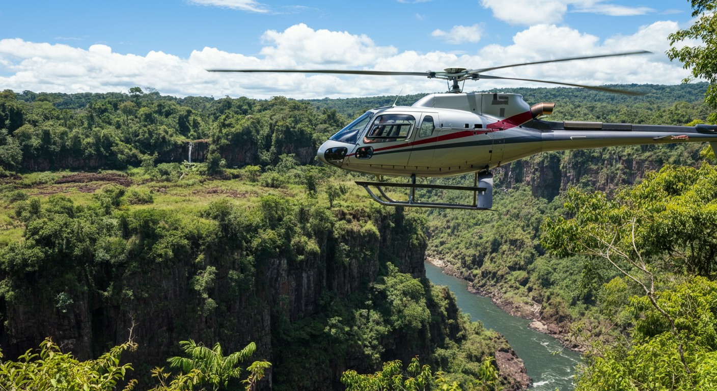 Helikopterflug über Foz de Iguazu