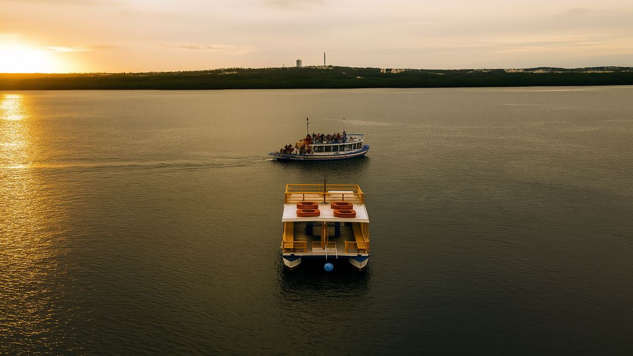 Puesta De Sol En El Rio Potengi foto 7